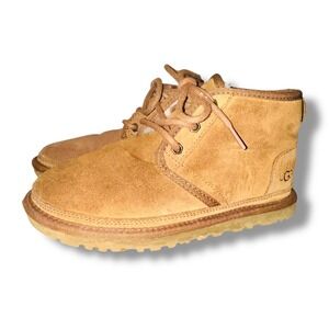 UGG Australia Neumel Chestnut Brown Suede Low BOOTS Size 5 Women's